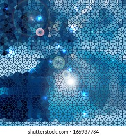 Winter abstract background geometric wallpaper