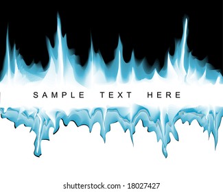 Winter abstract background with place for your text