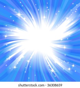 winter abstract background, vector