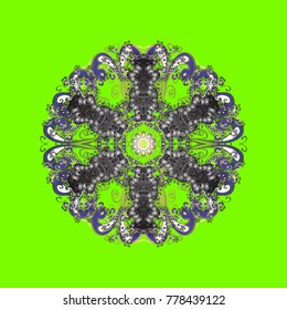 Winter abstract background. Vector illustration. Christmas background with snowflakes. Vector christmas abstract colorful background with cute snowflake.