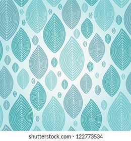 Winter abstract light seamless texture with linear hand ornament elements. Endless geometrical  pattern. Template for design and decoration