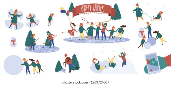 Winter active games