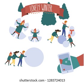 Winter active games