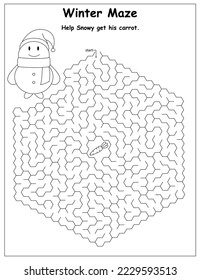 Winter activities for children, Christmas worksheet for kids, I spy pages, Winter maze pages, hidden message for children