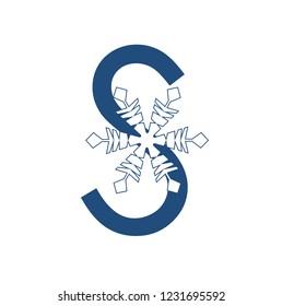 Winter Alphabet - Letter S