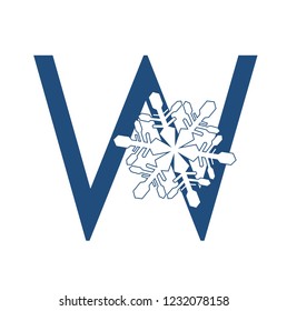 Winter Alphabet - Letter W