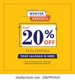 Winter Arrivals Flat 20% off on all essentials