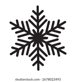Winter atmosphere. Design element for new year, christmas cards. Vector illustration Snowflakes collection. Collection doodle snowflake icons, crystal ornament. Snowflake winter. Black snowflake icon.