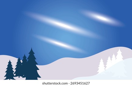 Winter background.  Abstract art design for wallpaper, wall arts, cover, wedding and invite card. Vector illustration. EPS 10