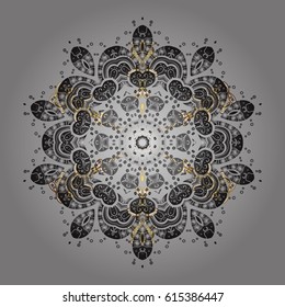 Winter background. Abstract snowstorm with snowflakes. Winter mood background. Blow snow texture pattern on gray background. Winter weather. Windstorm.