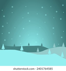 Vector de diseño de ilustración de dibujos animados de invierno