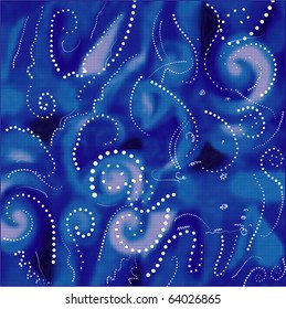 Winter background. Christmas card or wrapper.
