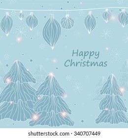  winter background. christmas pattern. card template
