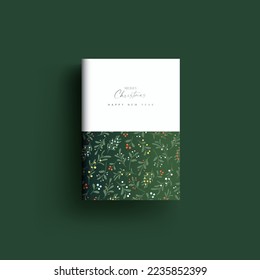 winter background, christmas poster, book frame