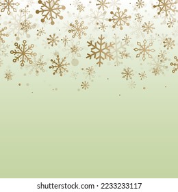 Winter background with Christmas snowflakes. Vector illustration