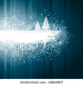 Winter background with copyspace