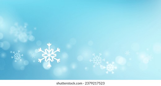 Winter background decorated with beautiful snow vector illustration.