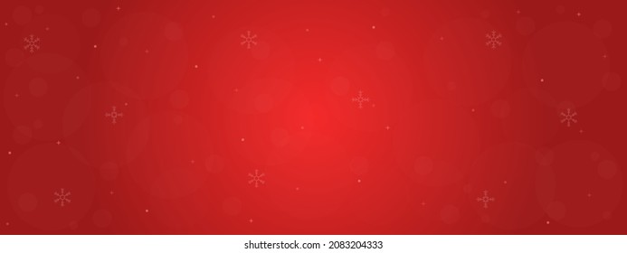 Winter background. Falling snowflakes on a red background. Christmas and New Year background. Snowfall texture. Vector illustration