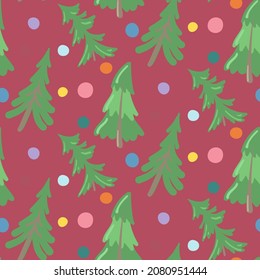 Winter background with fir trees, fir forests on the background.