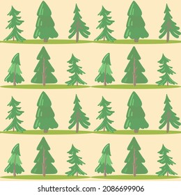 Winter background with fir trees, fir forests on the background.