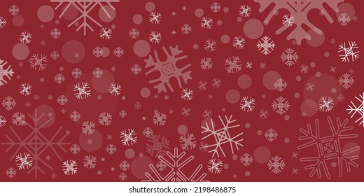 winter background in the form of a banner on a red background. christmas theme