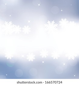 Winter background with free place for your text