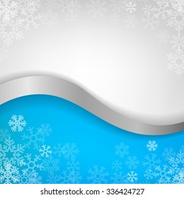 Winter background greeting card