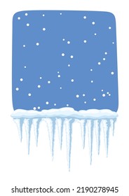 Fondo invernal con músculos. Feliz Navidad y feliz tarjeta de Año Nuevo.