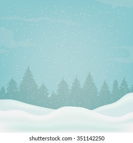 winter background, landscape, christmas, new year, 2016