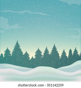 80,578 Winter Scene Silhouette Images, Stock Photos & Vectors ...