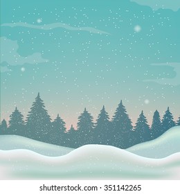 winter background, landscape, christmas, new year, 2016