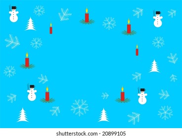 Winter background to like christmas card