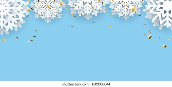 Winter background. New year and Christmas 2020. Snow.