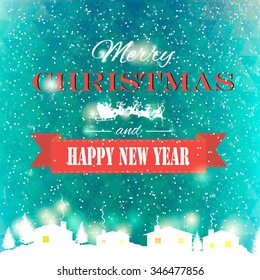 winter background. new year and christmas. winter landscape. holidays. vector.