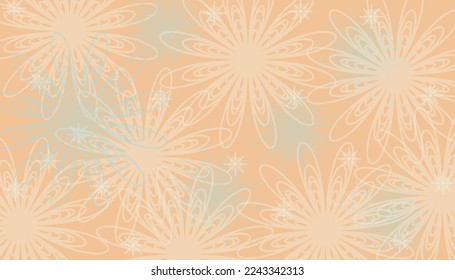 fondo de invierno sobre fondo rosa claro patrones de copos de nieve manchas azules