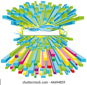 winter background pattern with hills and waves