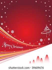 Winterhintergrund mit Platz für Text