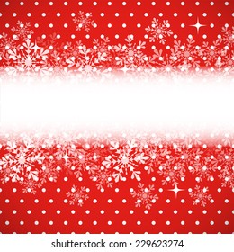 Winter background with place for your text. Vector illustration.