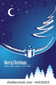 Winter background with place for your text