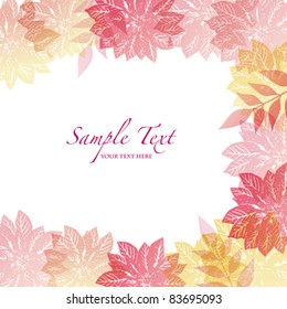 winter background with poinsettia