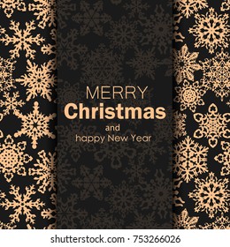 Winter background. Postcard with christmas