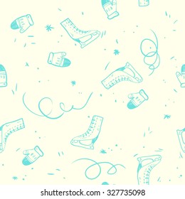 winter background. seamless pattern