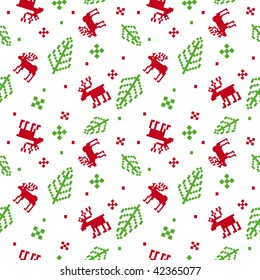 Winter background seamless pattern
