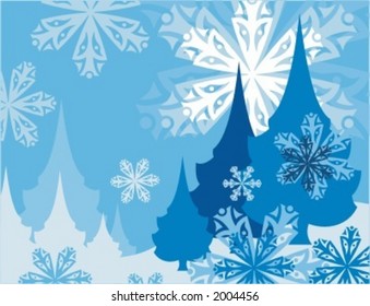 Winter Background Series.