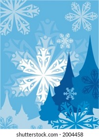 Winter Background Series.