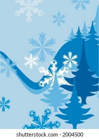 Winter Background Series.