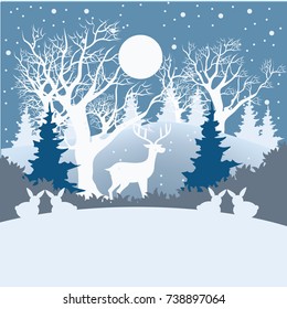 Winter background series