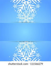 Winter background with snow