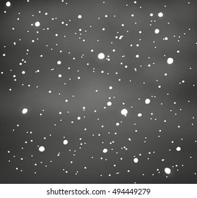 Winter background with snow
