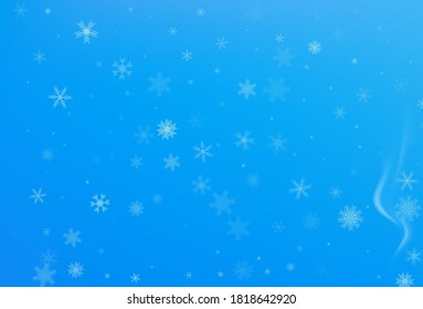 Winter background. Snow banner. Christmas snow. Vector